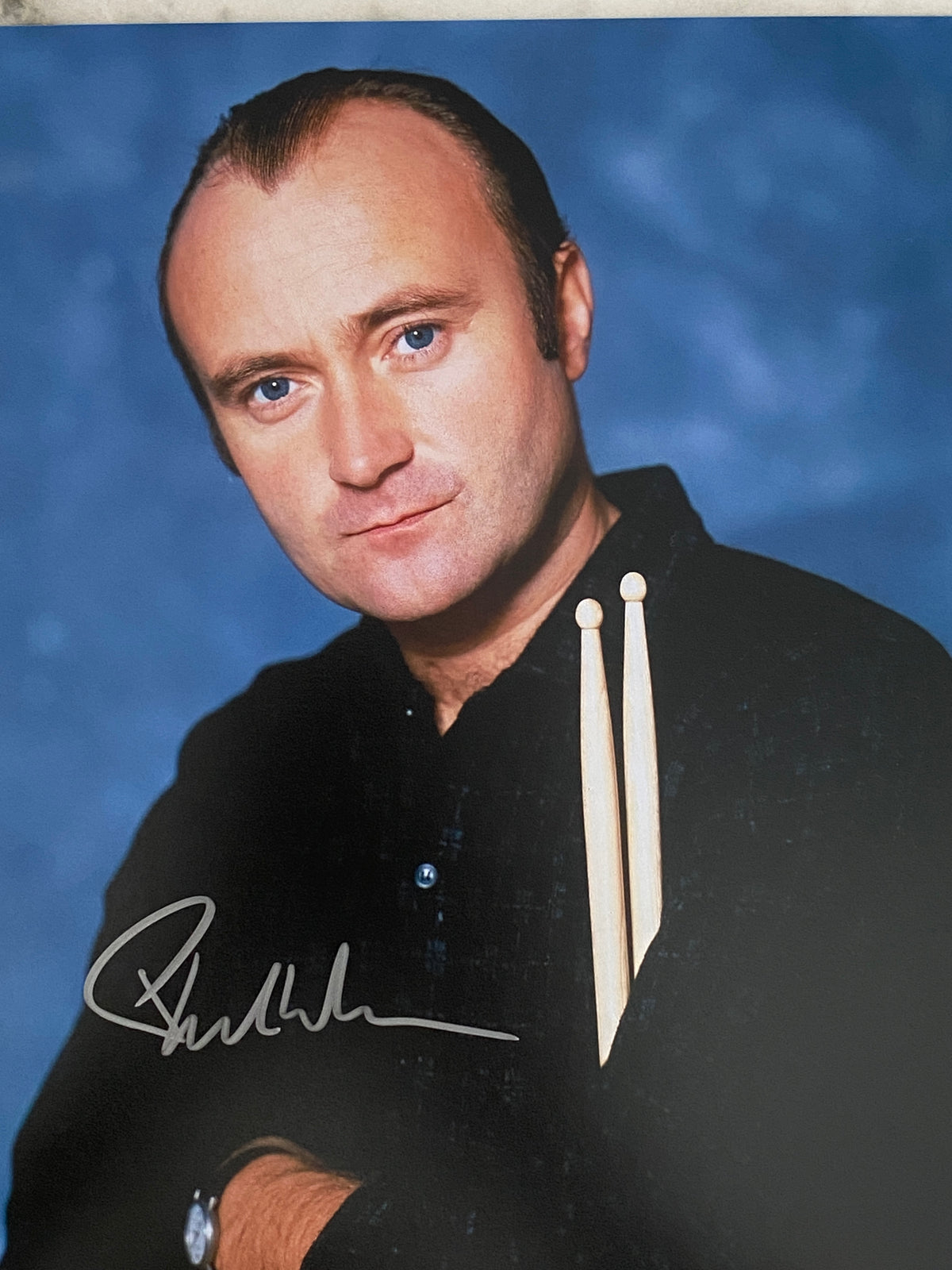 Phil Collins signed photo
