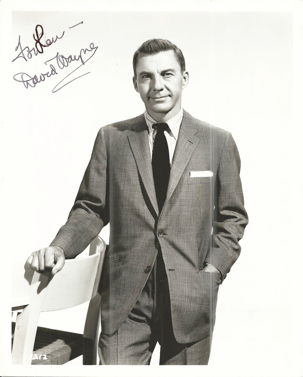 The Tender Trap David Wayne Signed Photo