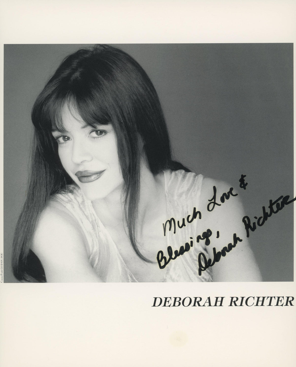 Cyborg Deborah Richter signed photo