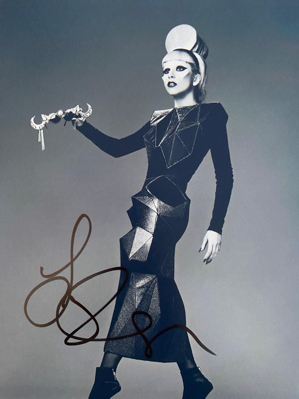 Lady Gaga signed photo