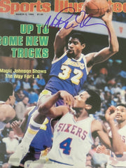 Magic Johnson signed photo