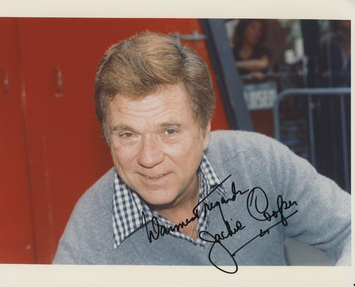 Jackie Cooper signed photo