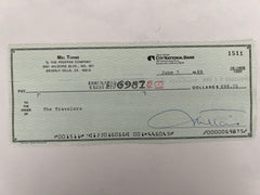 Mel Torme signed check