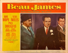 Bob Hope, Alexis Smith, and Vera Miles "Beau James" original Lobby Card