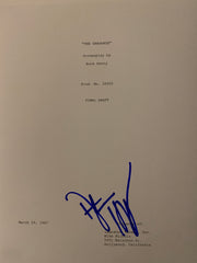 The Graduate Dustin Hoffman signed movie script