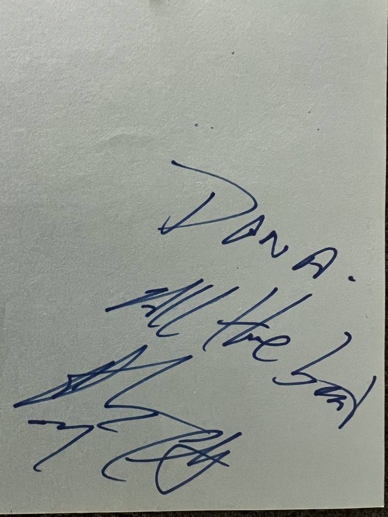 St Elmos Fire Andrew McCarthy autograph