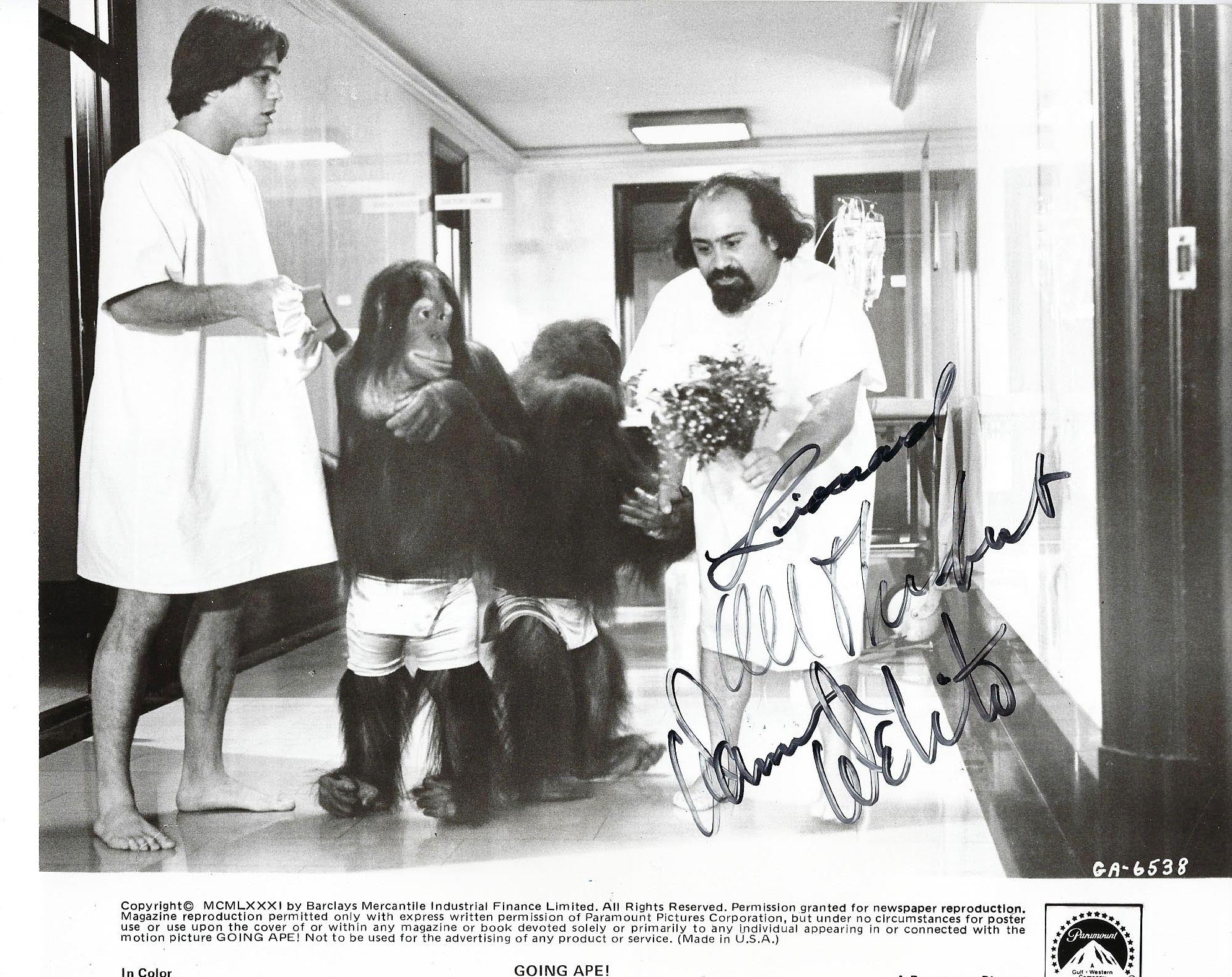 Going Ape! Danny DeVito signed movie photo