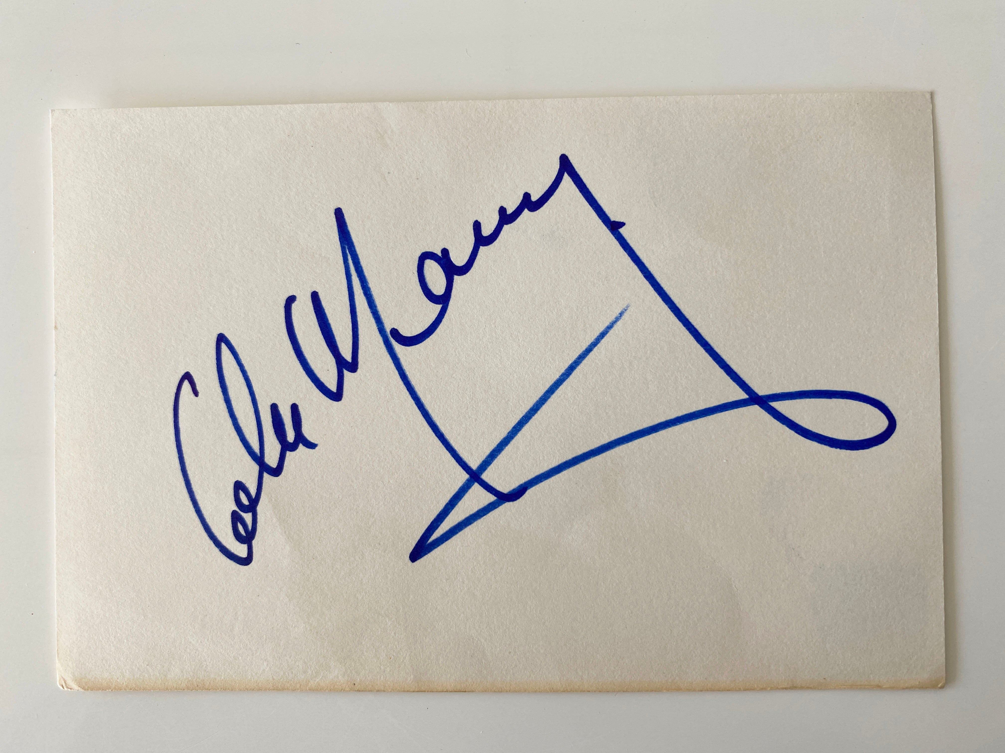 Star Trek Colm Meany
Signature Cut
