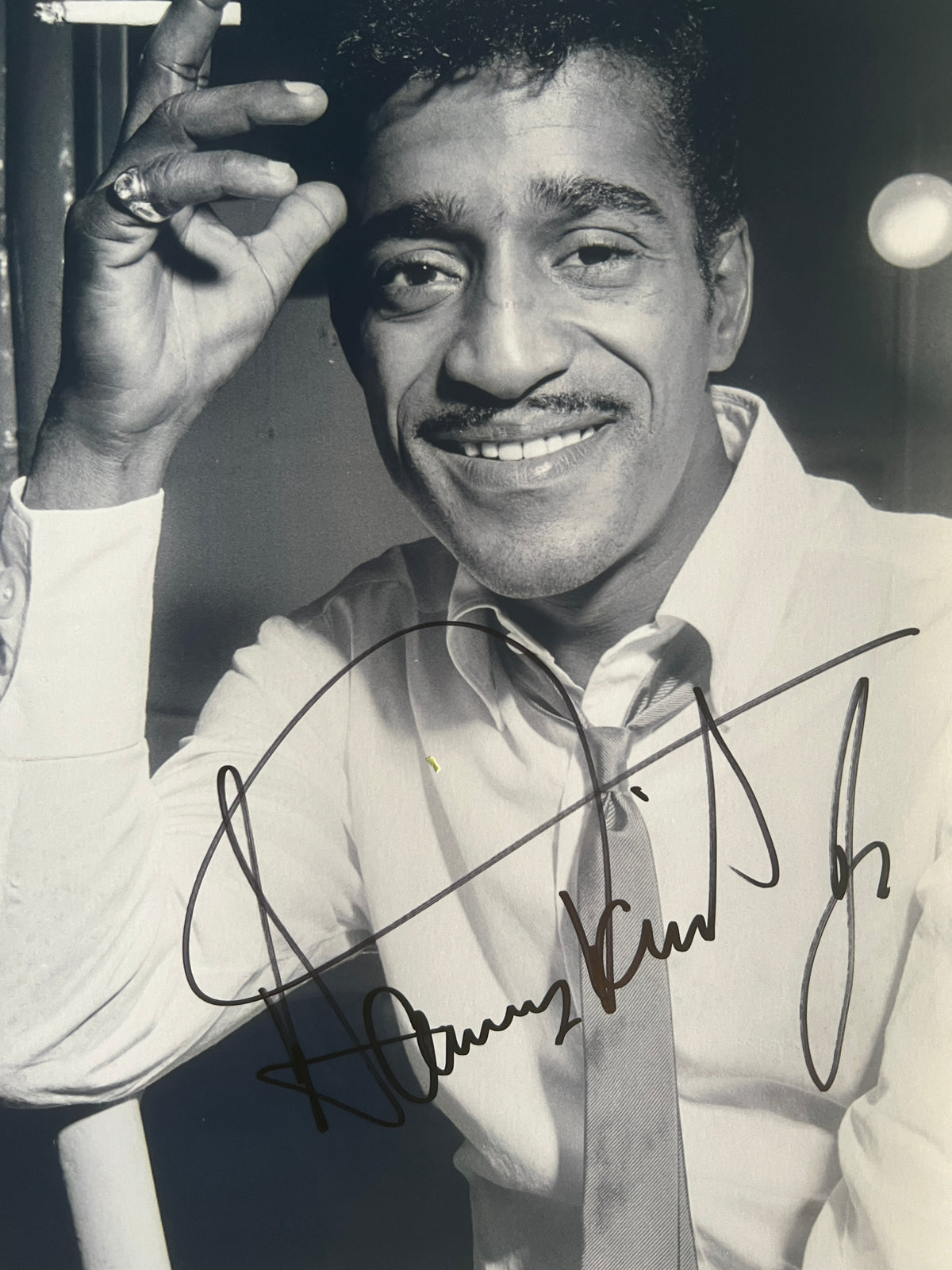 Sammy Davis Jr. signed photo