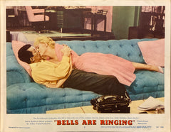Dean Martin, Judy Holliday, and Eddie Foy, Jr. "Bells Are Ringing" original Lobby Card