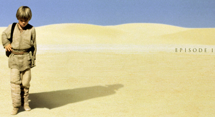 Star Wars: Episode I – The Phantom Menace 1999 vinyl movie theater advertising banner