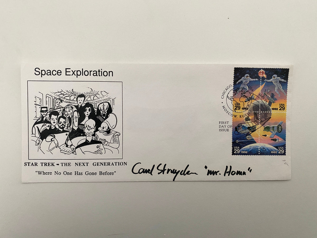 Star Trek: The Next Generation Carel Struycken
signed cover