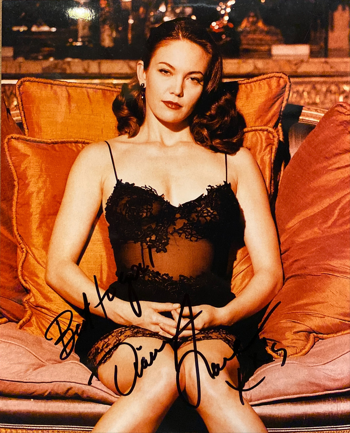 Diane Lane signed photo