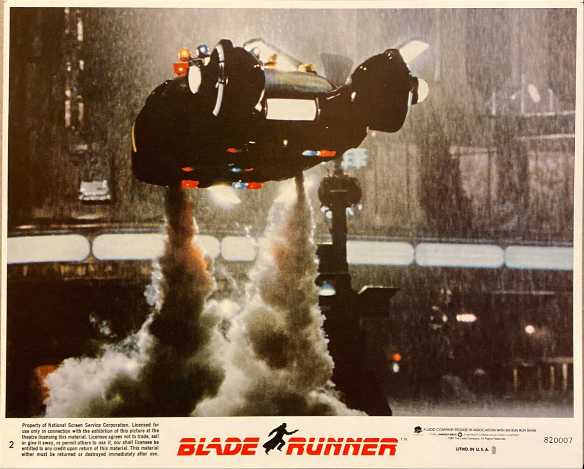 Harrison Ford, Rutger Hauer, and Sean Young "Blade Runner" original mini Lobby Card