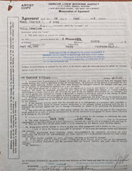 Dolly Dumplin Signed Contract