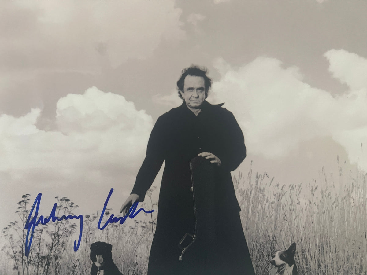 Johnny Cash signed photo. GFA Authenticated