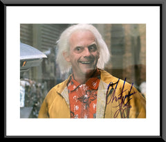 Back to the Future Christopher Lloyd signed movie photo