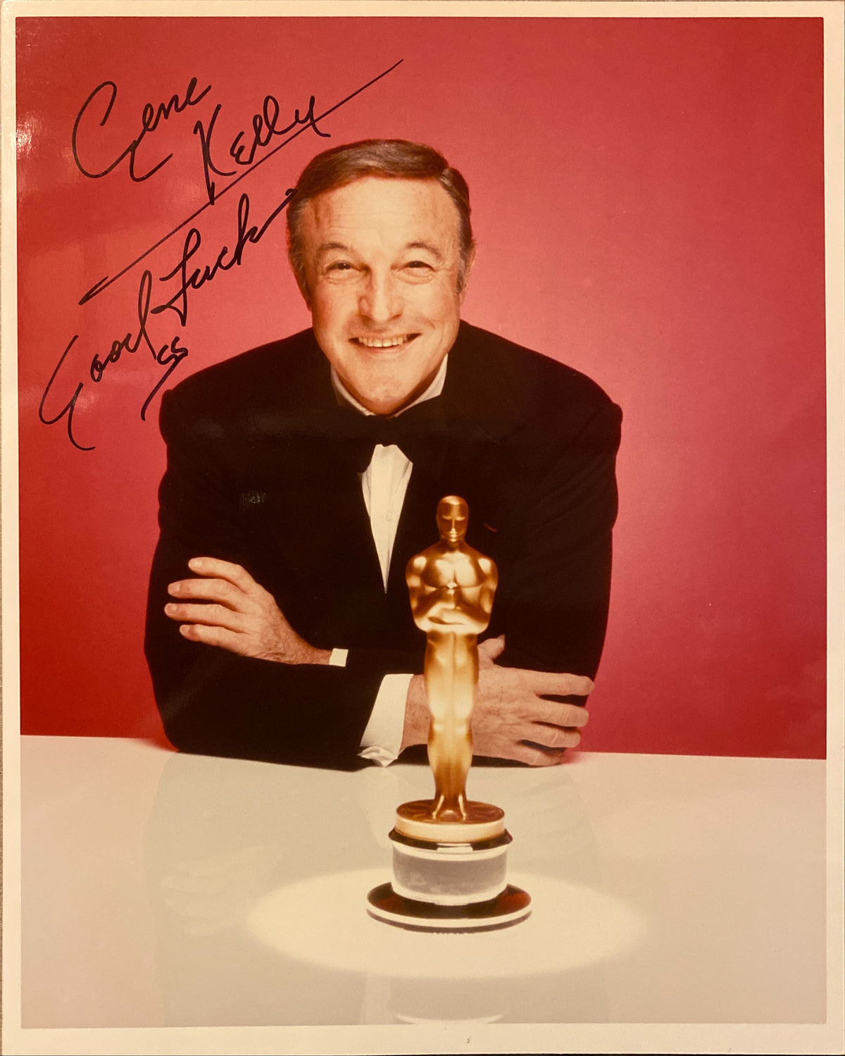 Gene Kelly signed "Oscar Winner" photo