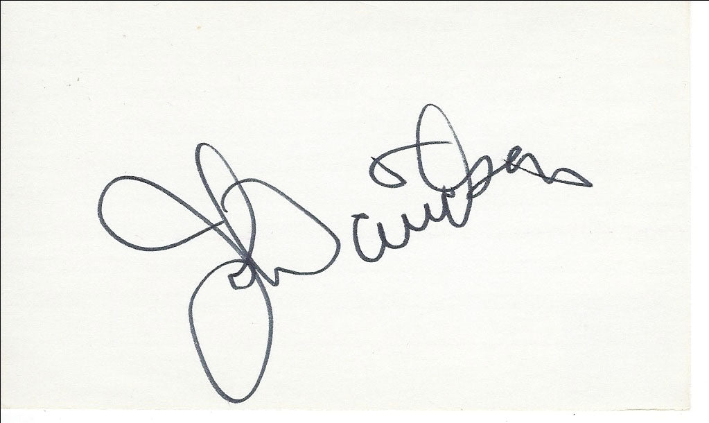 Hollywood Squares John Davidson original signature