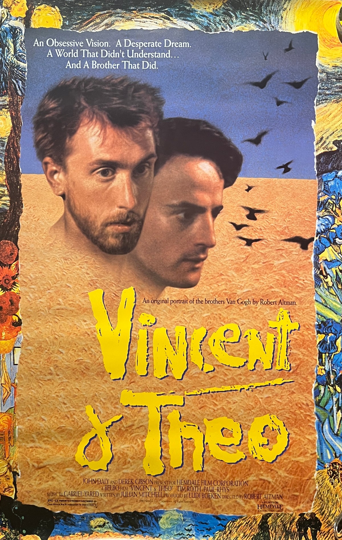 Vincent & Theo 1990 original movie poster