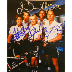 Pacific Blue original cast autographed photo - framed