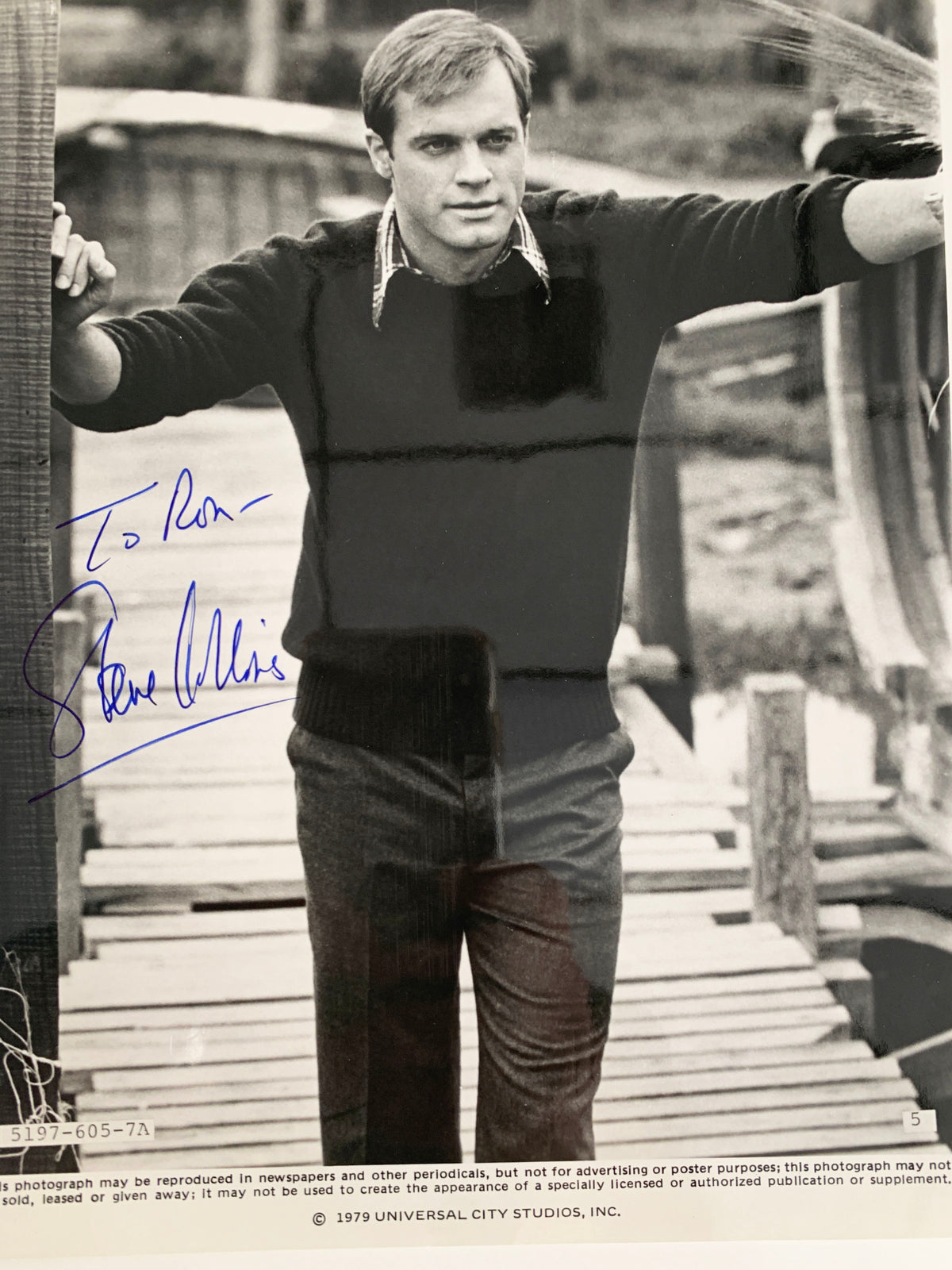 Blood Diamond Stephen Collins signed photo