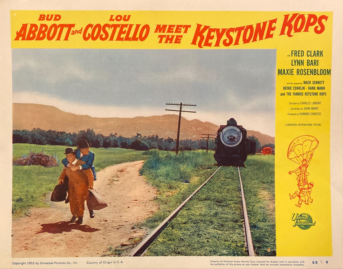 Abbott and Costello "Meet the Keystone Kops" Lobby Card