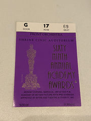 Original 1997 Admission Ticket to 69th Annual Academy Awards