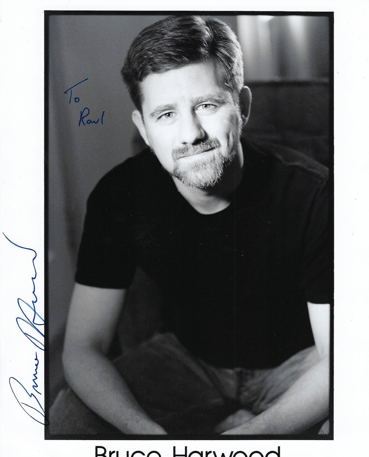 X Files Bruce Harwood signed photo