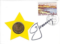 Cosmonaut Alexei Leonov signed Russian First Day Cover