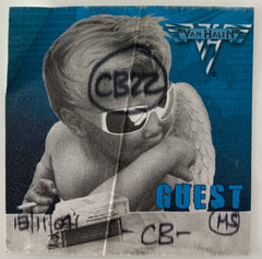 Van Halen backstage pass