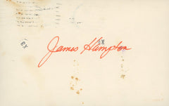 F Troop James Hampton signature cut