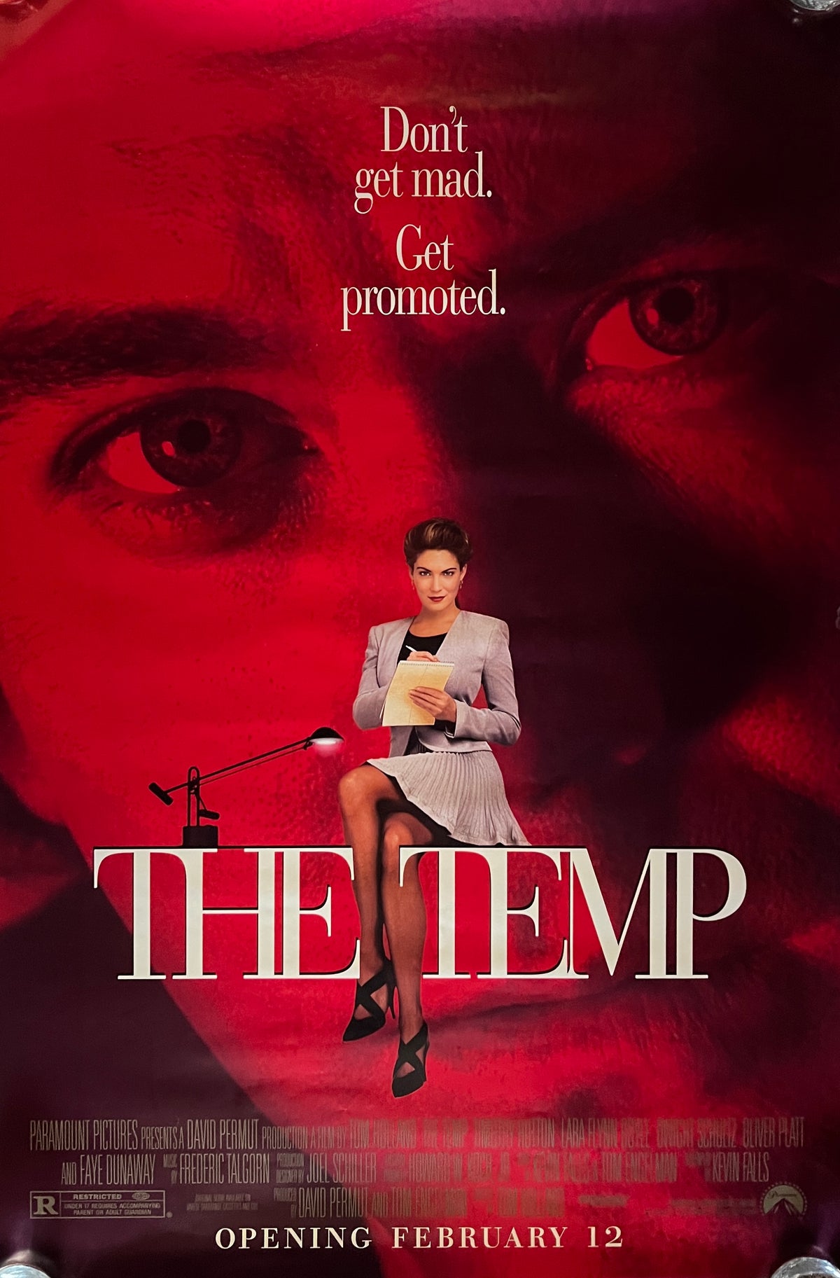 The Temp 1993 original movie poster