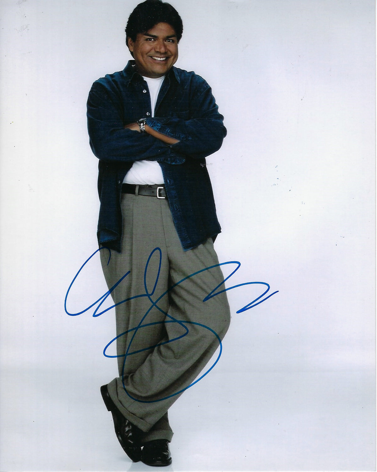 George Lopez signed photo