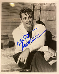 Robert Mitchum signed photo
