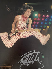 Eddie Van Halen signed photo