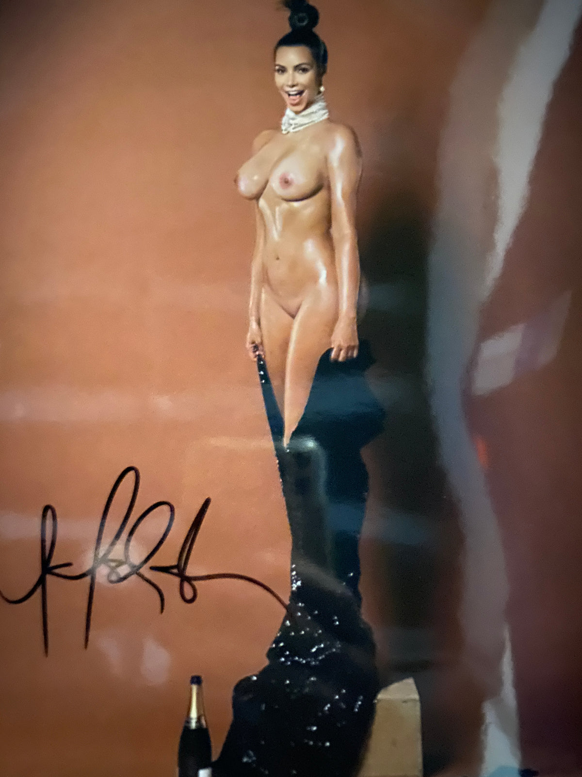 Kim Kardashian signed photo