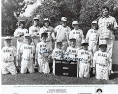 The Bad News Bears Chris Barnes signed movie photo