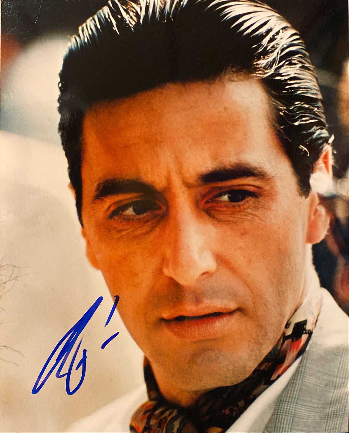 Al Pacino signed "The Godfather" movie photo