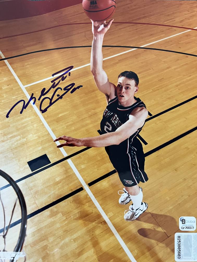 NBA star Keith Van Horn signed photo