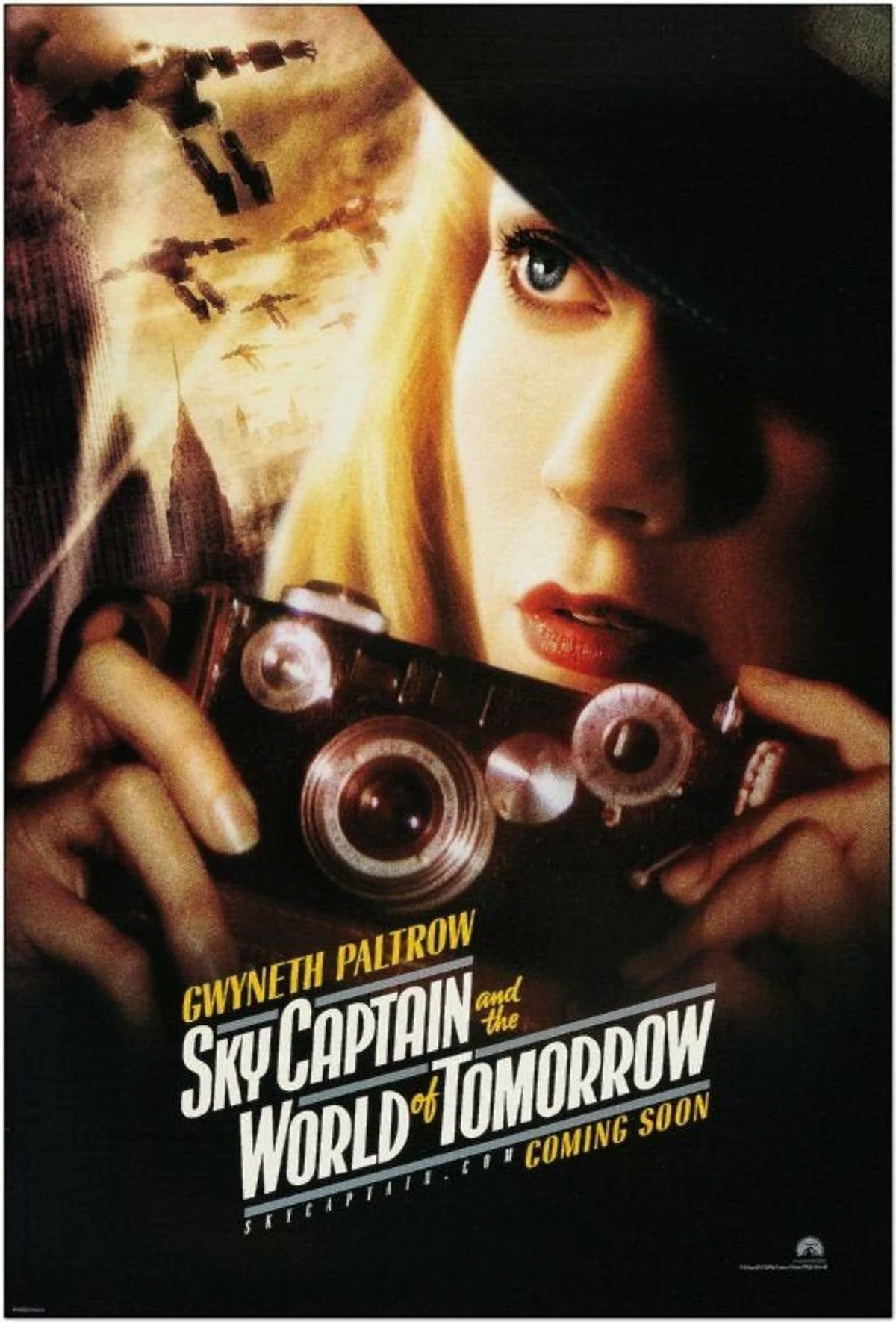 Sky Captain and the World of Tomorrow Gwyneth Paltrow 2004 original teaser movie poster
