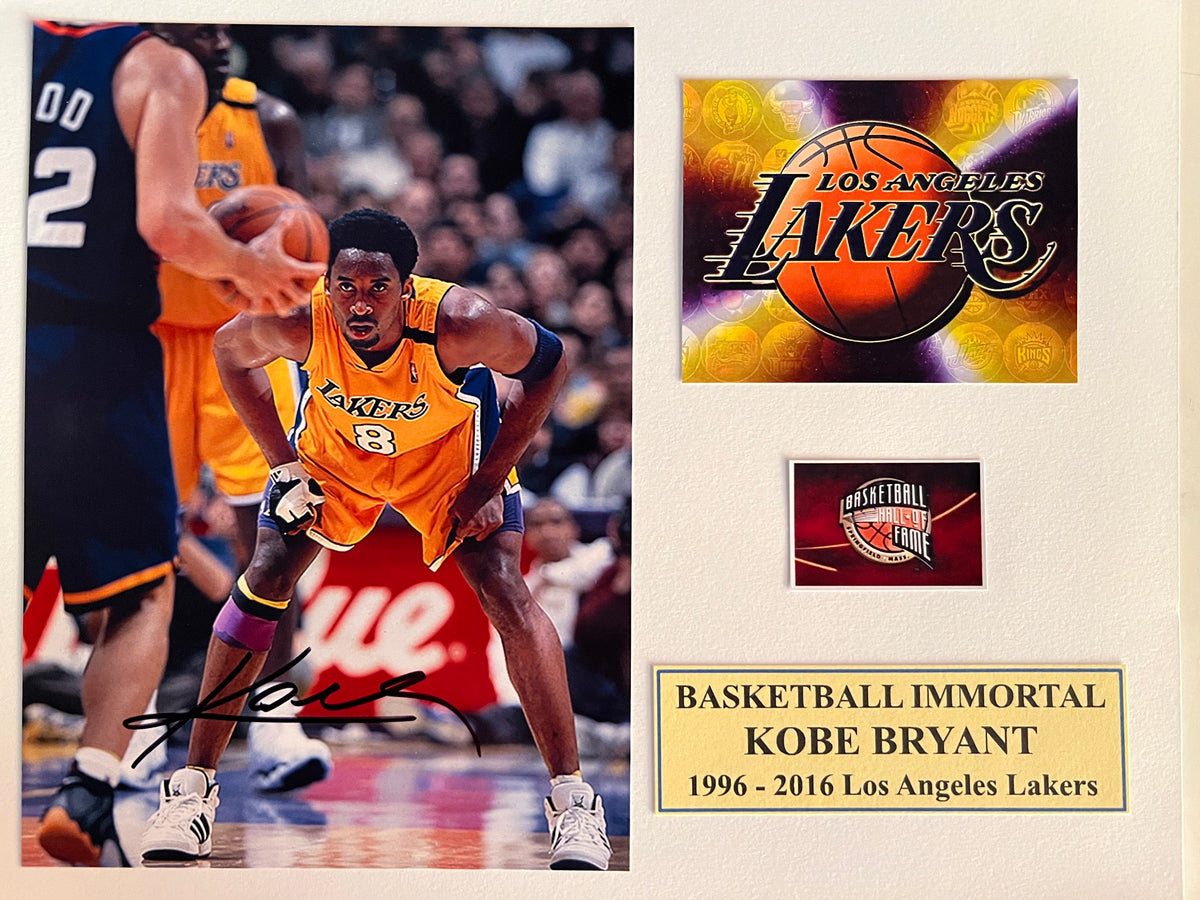 LA Lakers Kobe Bryant signed photo